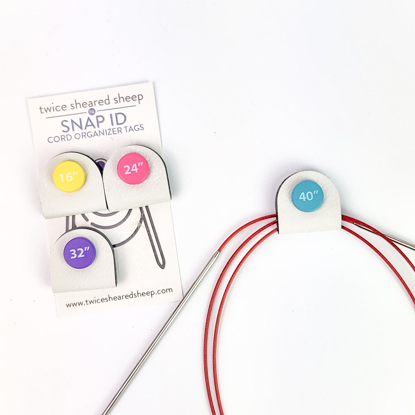 Snap ID Cord Organizer Tag