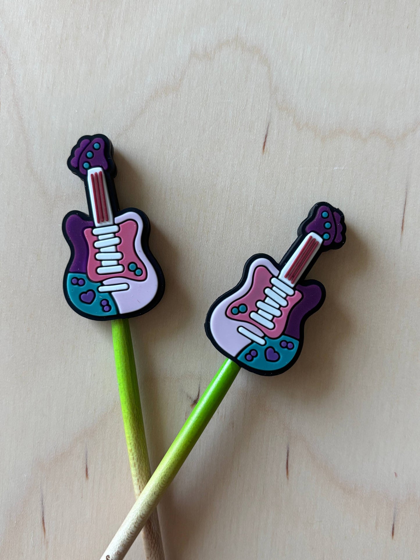 Colorful Guitar Music Rock Indie Needle Point Protectors