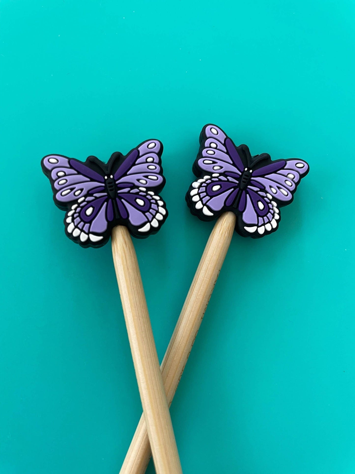 Purple Butterfly Stoppers