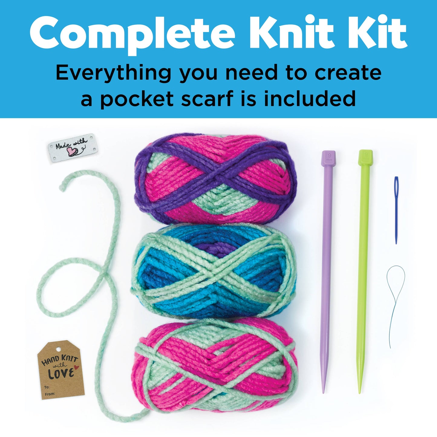 Kid's Knit Kit - Scarf