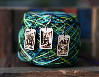 Tarot Knitting Progress Keepers & Crochet Markers Set of 3