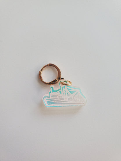 Holographic ōSHən Stitch Markers