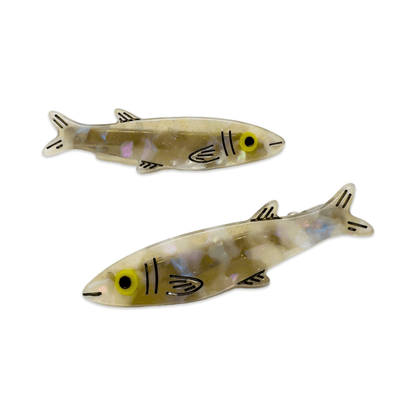 Sardine Alligator Hair Clip Set