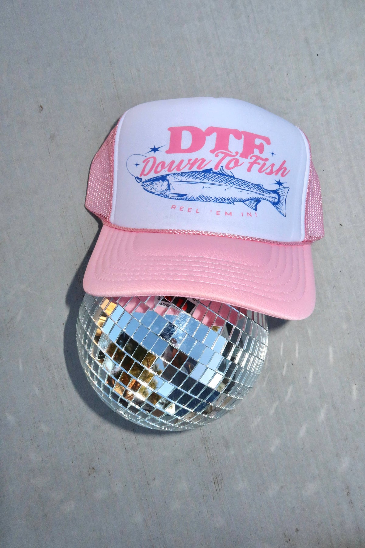 DTF Down To Fish, Fishing Hat