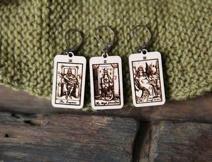 Tarot Knitting Progress Keepers & Crochet Markers Set of 3