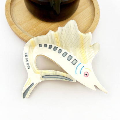 Tuna Claw Clip, Marine Animal Hair Clip