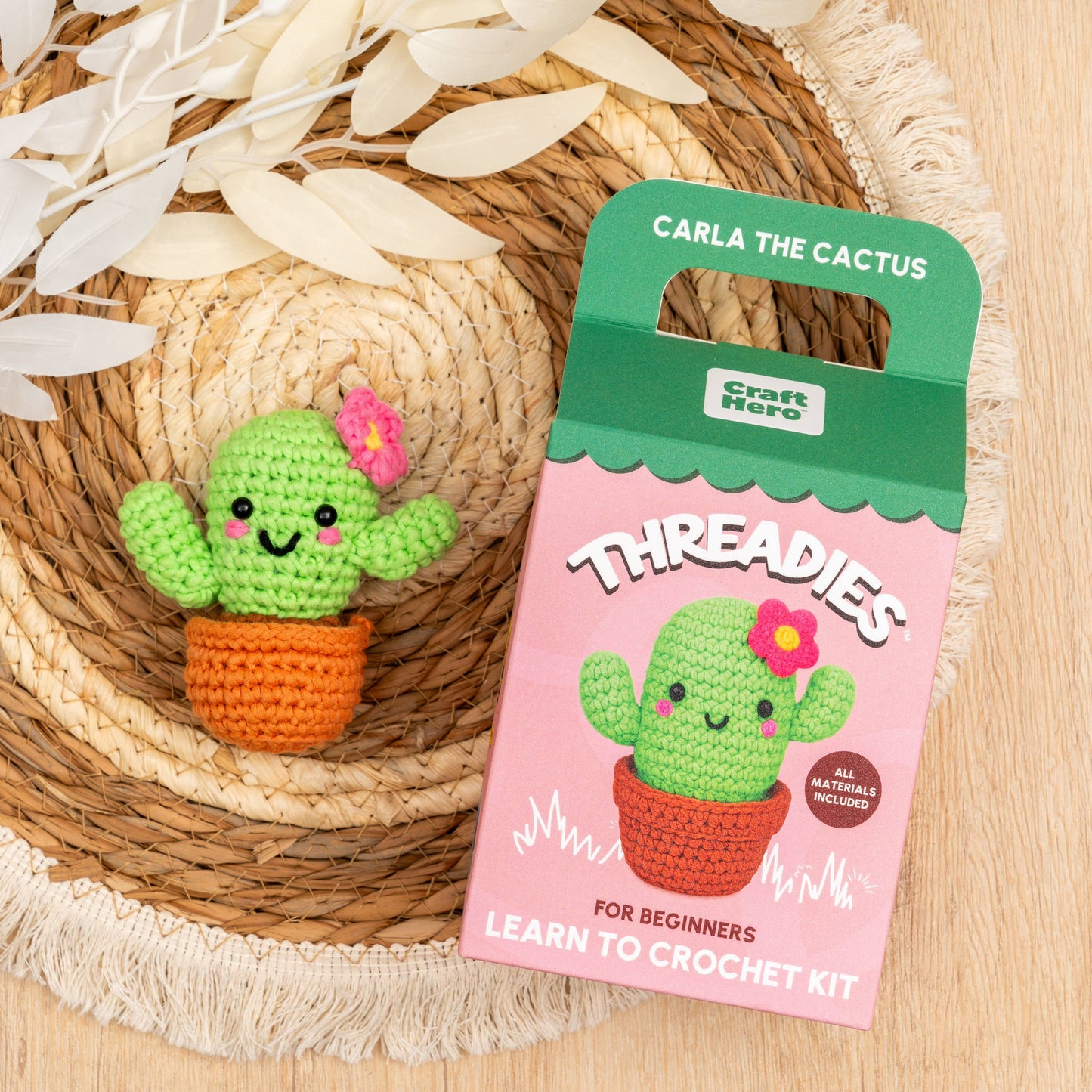 Kid's Crochet Kit - Cactus