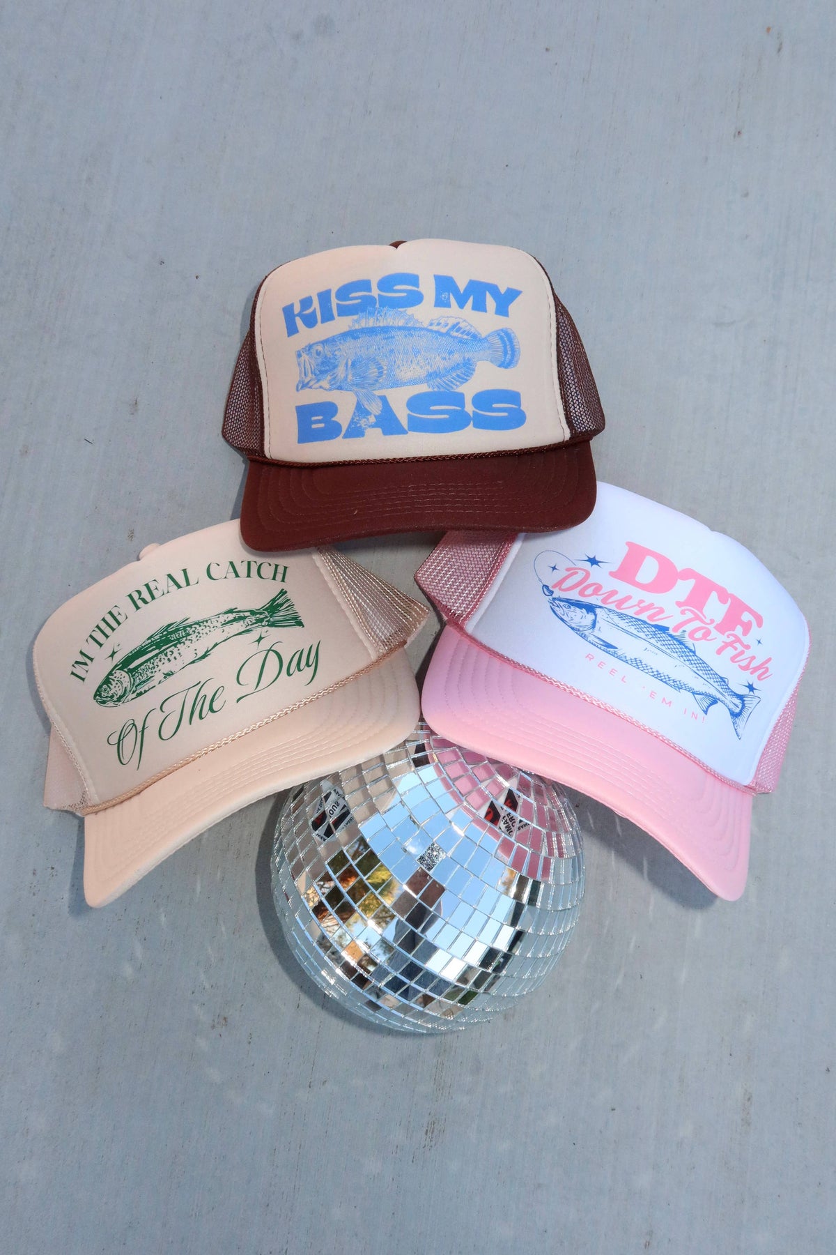 DTF Down To Fish, Fishing Hat