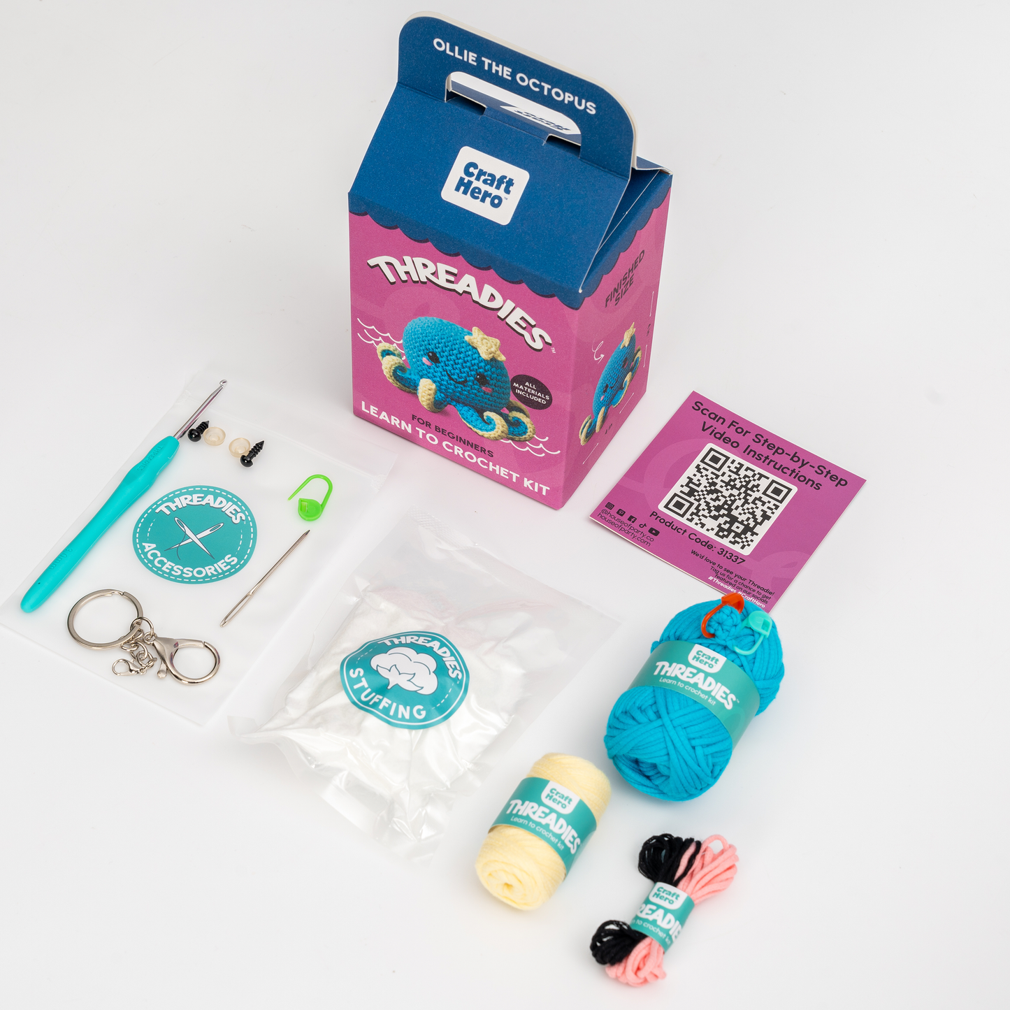 Kid's Crochet Kit - Octopus