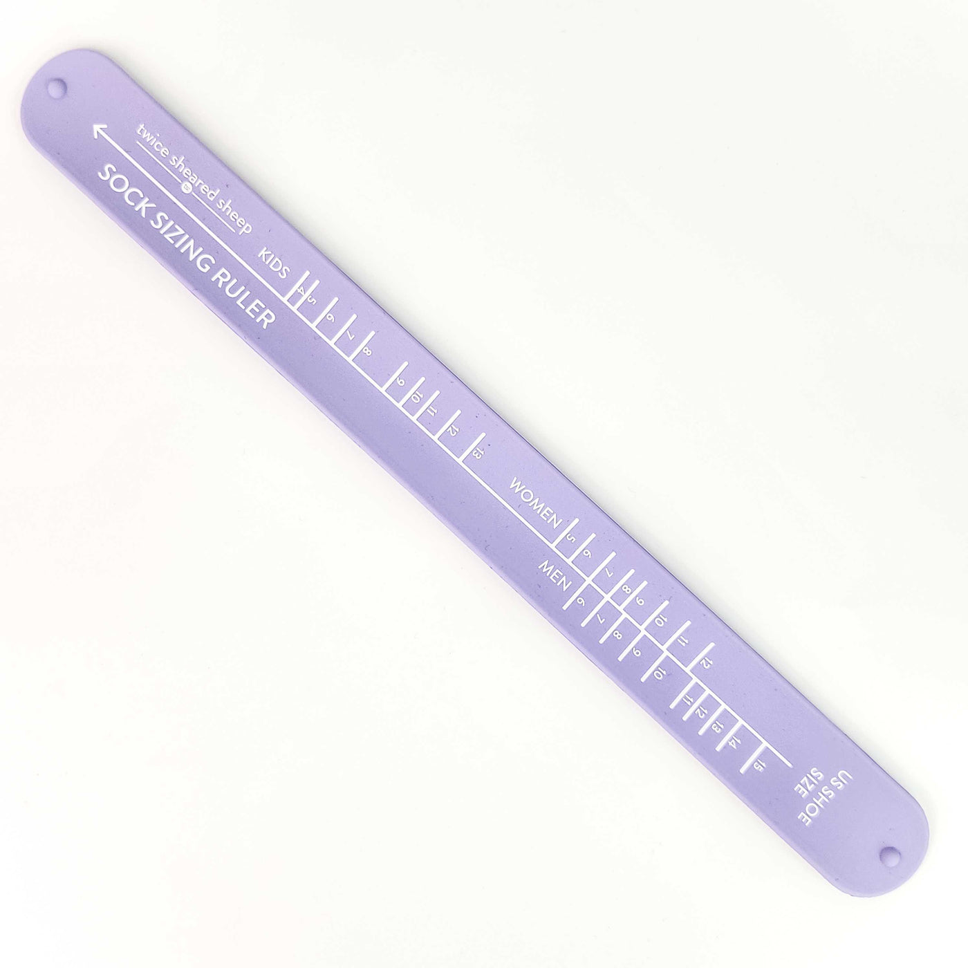 Sock Sizing Ruler