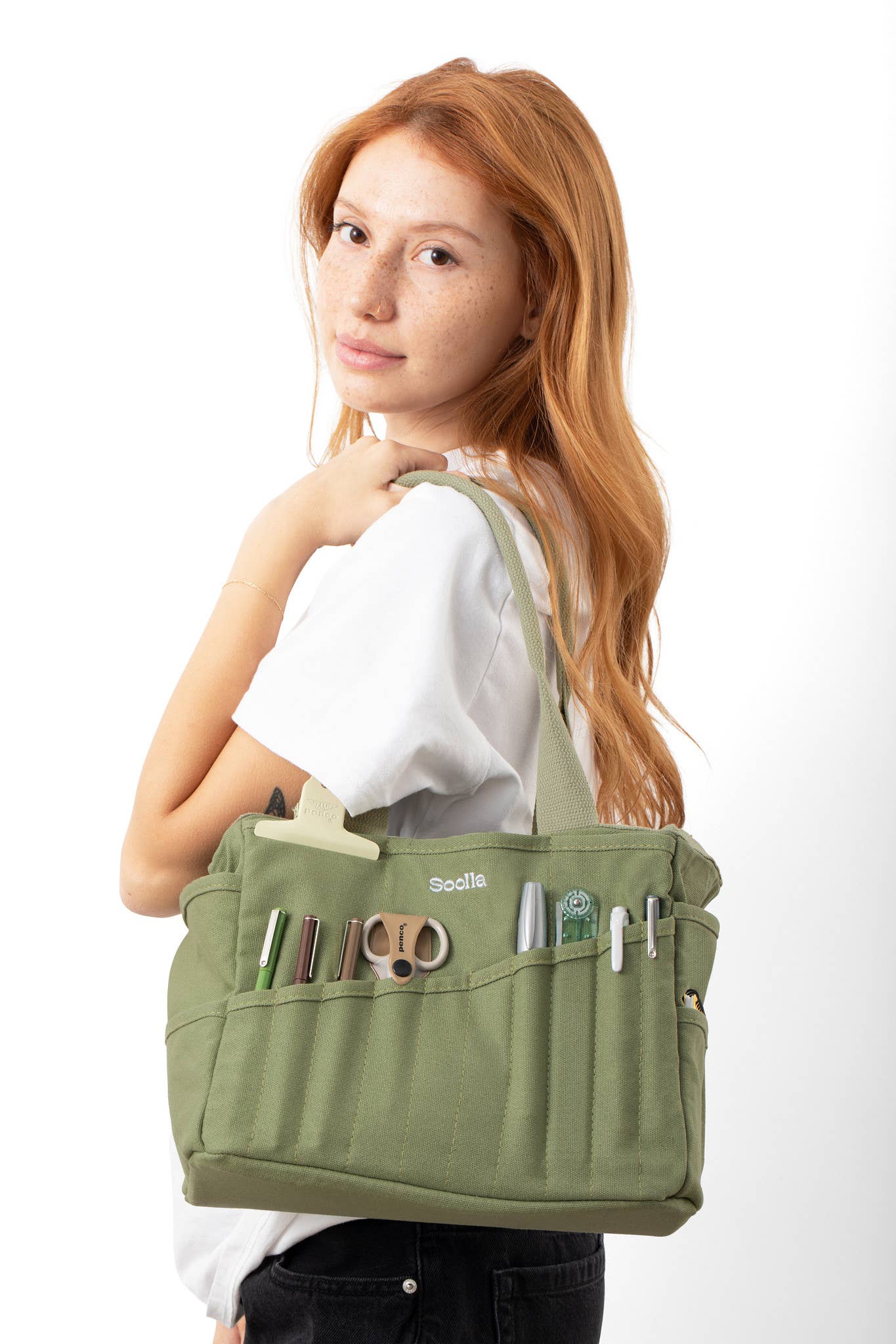 Soolla Studio Artist Bag, Blue Skies, Craft Tote Bag