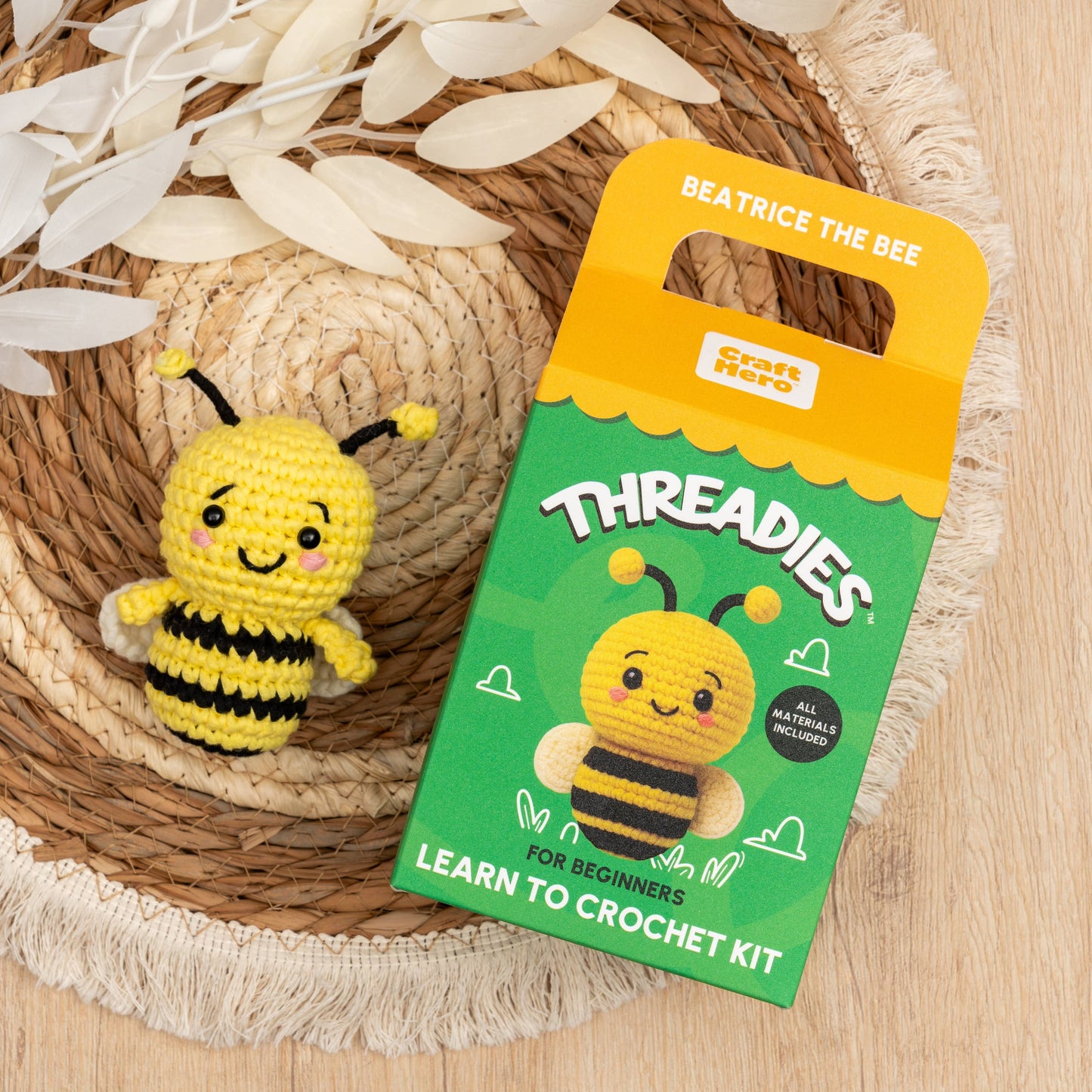 Kid's Crochet Kit - Bee