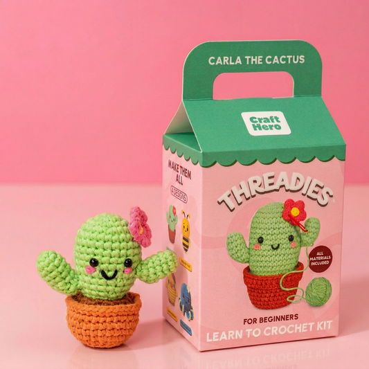 Kid's Crochet Kit - Cactus