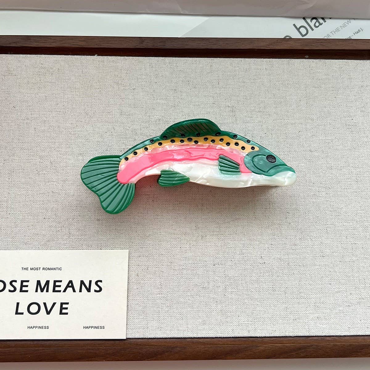Ocean Animal Acetate Claw Clip – Shark & Whale_CWAHA5703