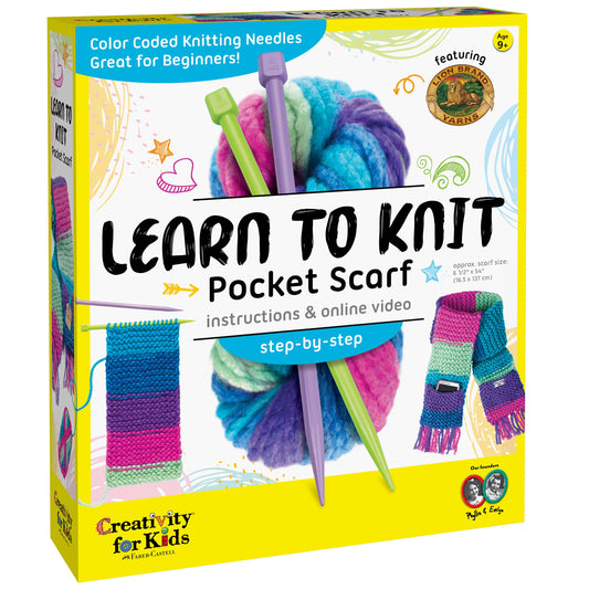 Kid's Knit Kit - Scarf