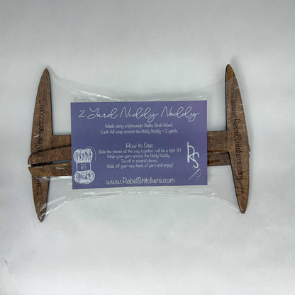Handmade Wooden  2 Yard Niddy Noddy - Disassembles Easy