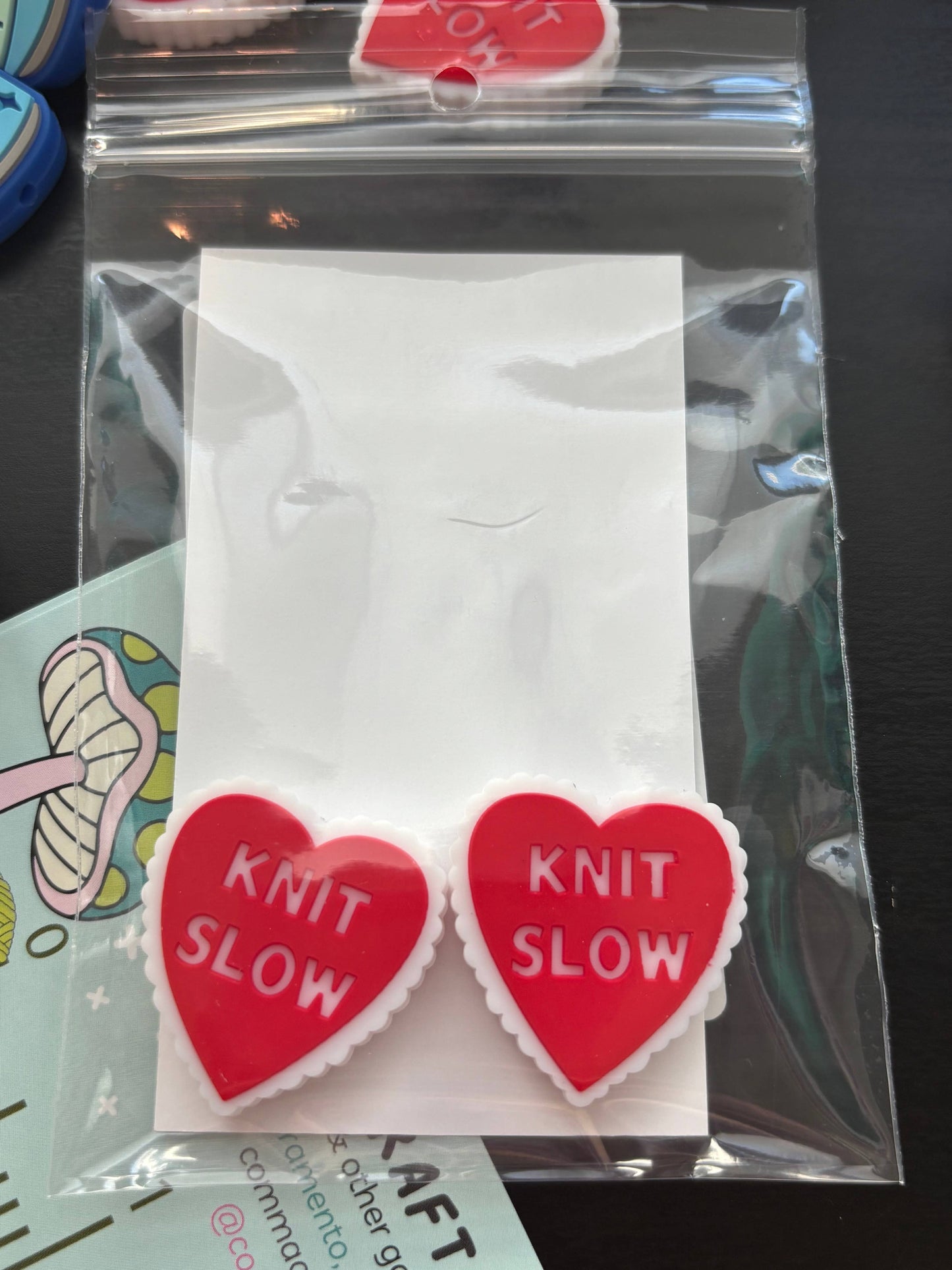 Knit Slow Hearts Stopper