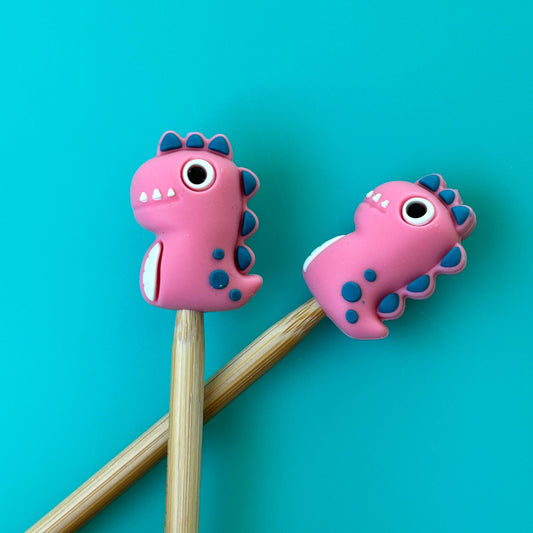 3D Pink Dinosaurs Stopper